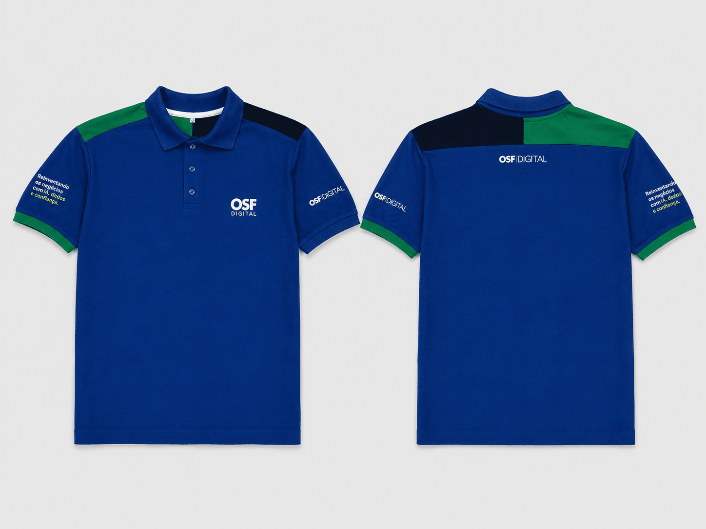 Polo personalizada em malha piquet